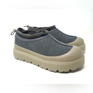 UGG Mens Tasman Weather Waterproof Hybrid  Shoes Grey Beige sz 7/40